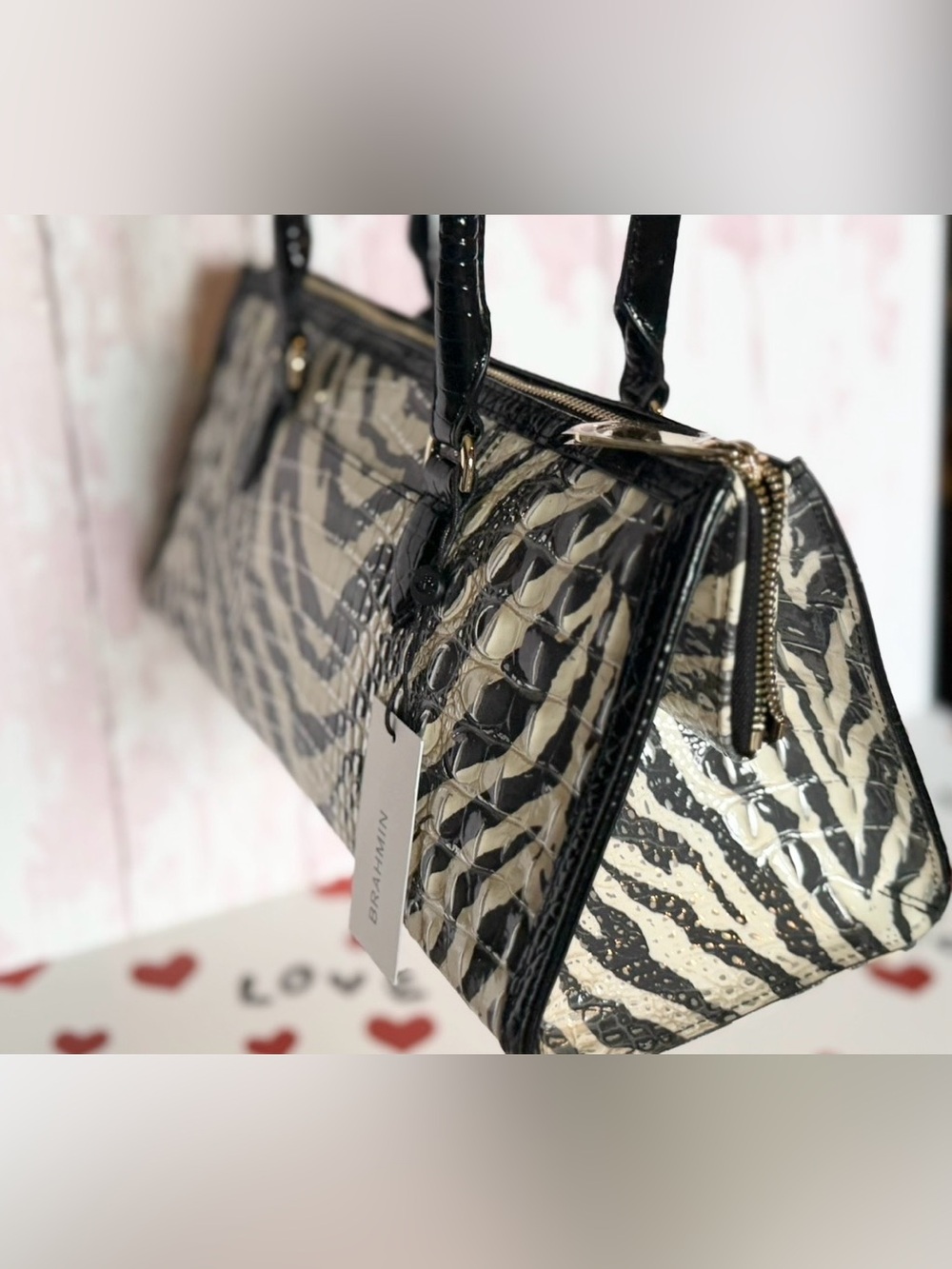 Brahmin Melbourne Collection Sophia Everlasting Encore Satchel Bag $385 FIRM $ - Picture 4 of 13